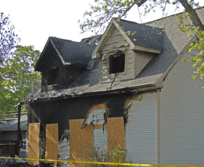 sell a fire damaged house