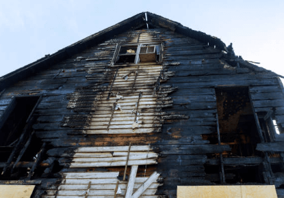 sell fire damaged house in Estero Florida