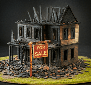 sell house after a fire in Labelle Florida