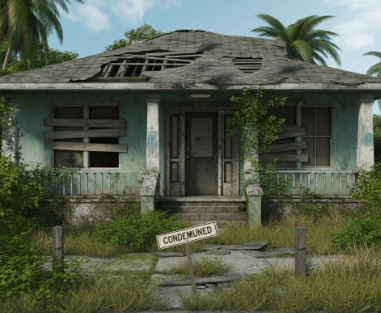 how does a house get condemned in florida