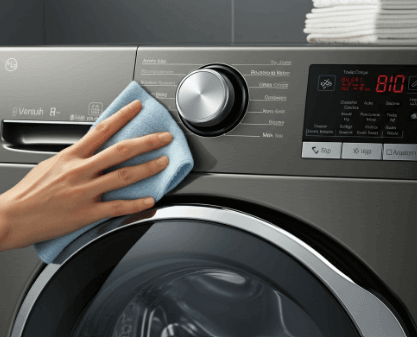 how to clean LG washer