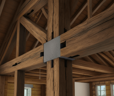 tie beam in a house