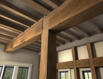 what is a tie beam in a house