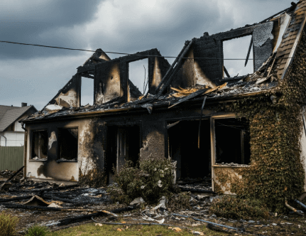 sell a fire-damaged house in Golden Gate Estates Florida