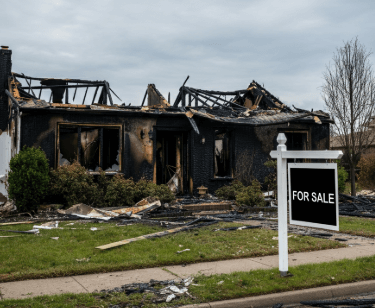 sell fire-damaged house in Golden Gate Estates Florida