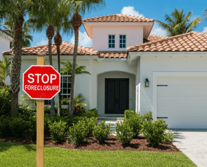 stop foreclosure on inherited property Marco Island Florida