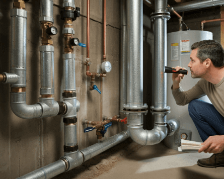 sell a house with galvanized pipes in spring hill florida