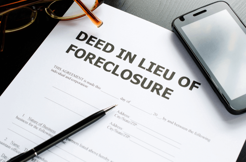Deed-in-Lieu of Foreclosure