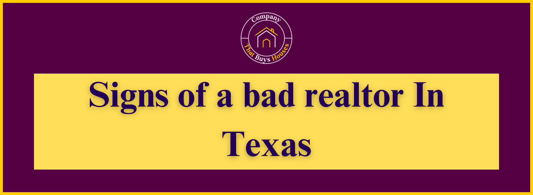 Signs of a bad realtor