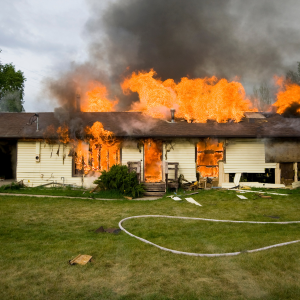 House Fire with Absence of Insurance In Texas