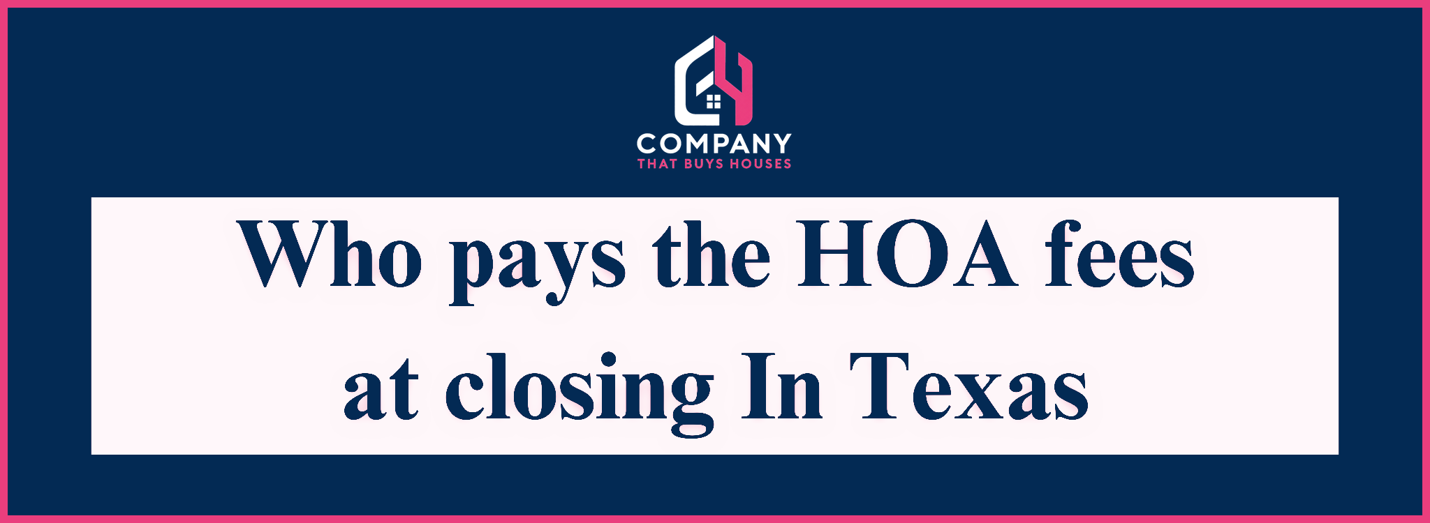 Who pays the HOA fees at closing