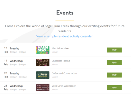 Sage Plum Creek Apartments - Things to Do!