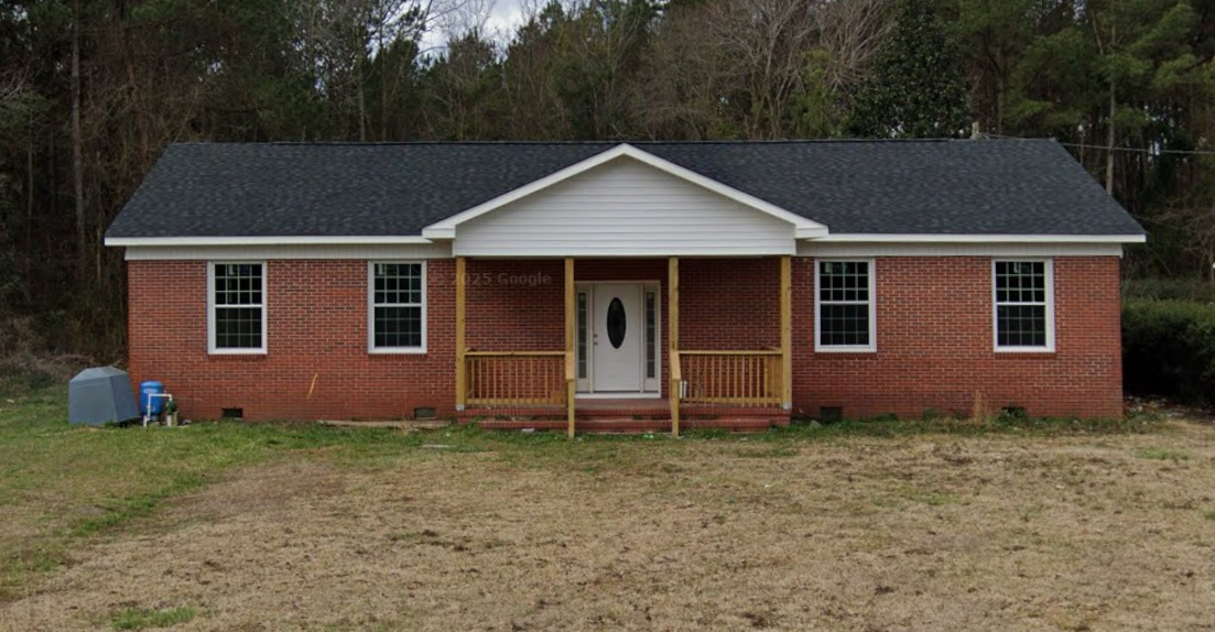 Unfinished home interior stripped to the studs at 4993 Penderlea Hwy in Willard, NC, sold as-is for cash in 3 weeks to stop foreclosure.