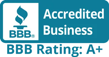 BBB Accredited Business Rating A+ Badge