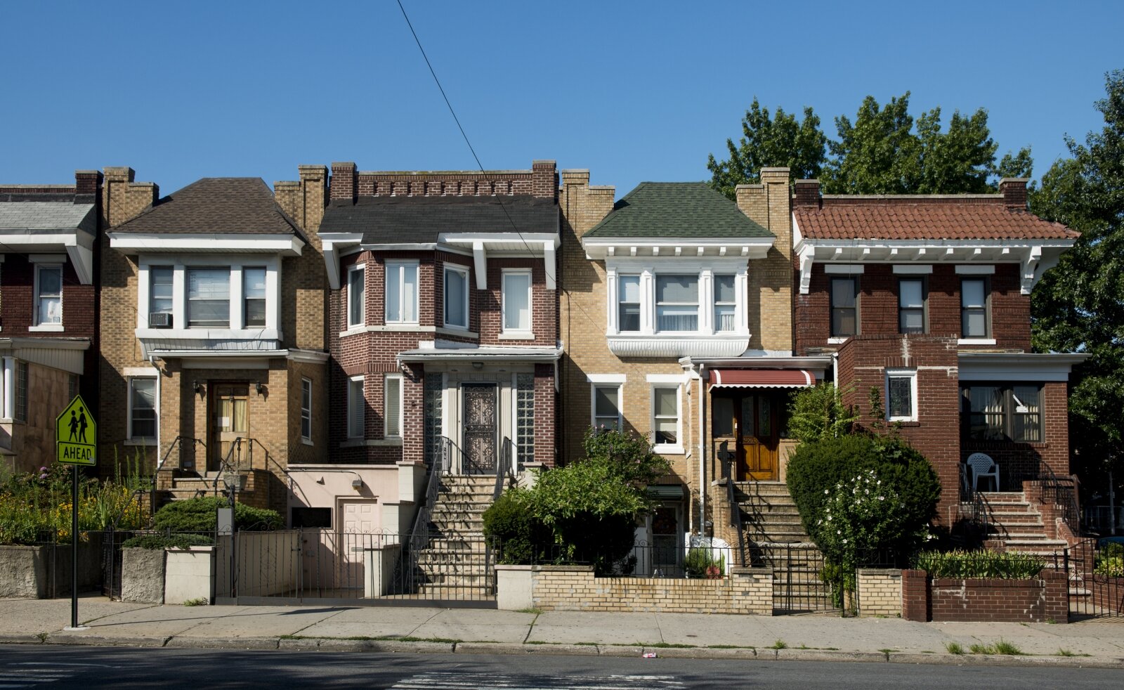 Row houses in New York City