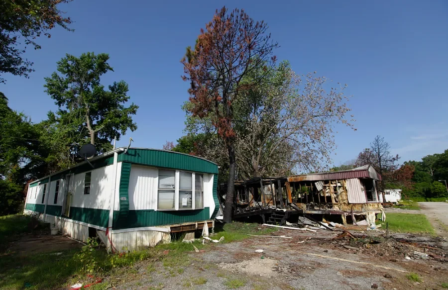 Abandoned mobile homes in Tennessee