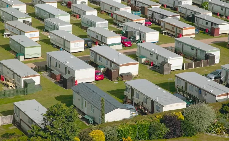 Buy a mobile home within a mobile home park
