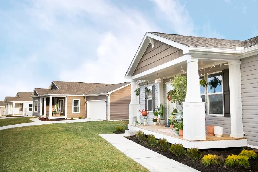 Mobile home park in Tennessee