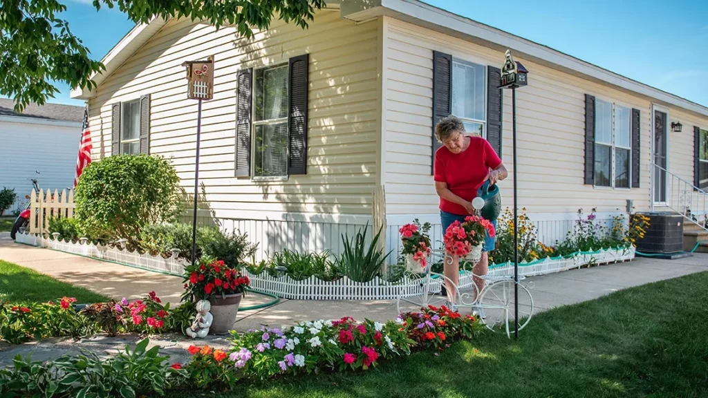 A Personal Garden in a Tennessee Mobile Home Park