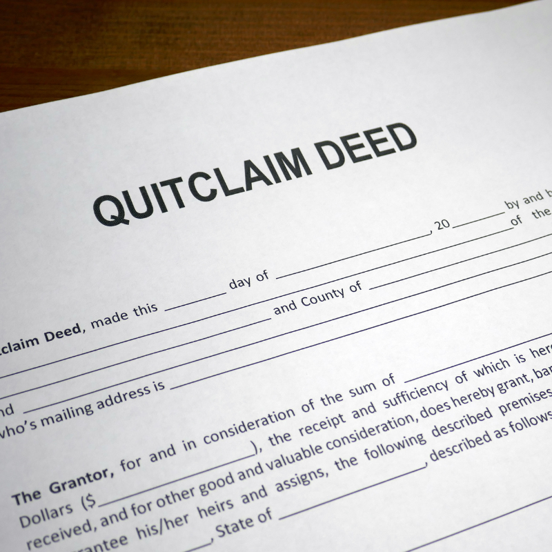 filing a quit claim deed in Maryland