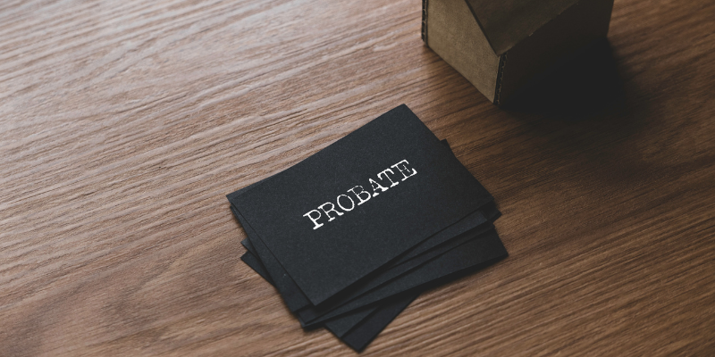 Living on a house while in probate Baltimore