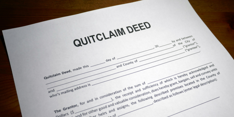 Can I Use a Quitclaim Deed to Sell My House Washington