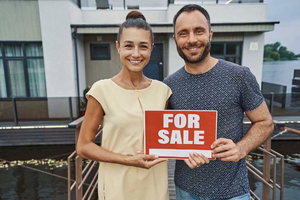Couple selling house