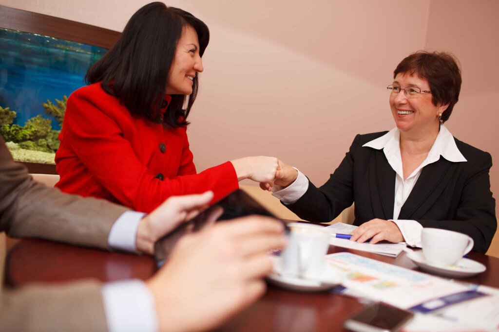 Women negotiating