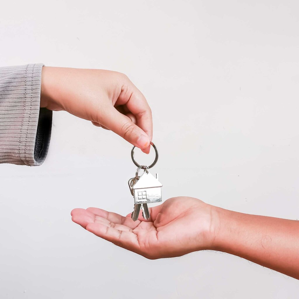 Conceptual key handover for exchanging one house for another