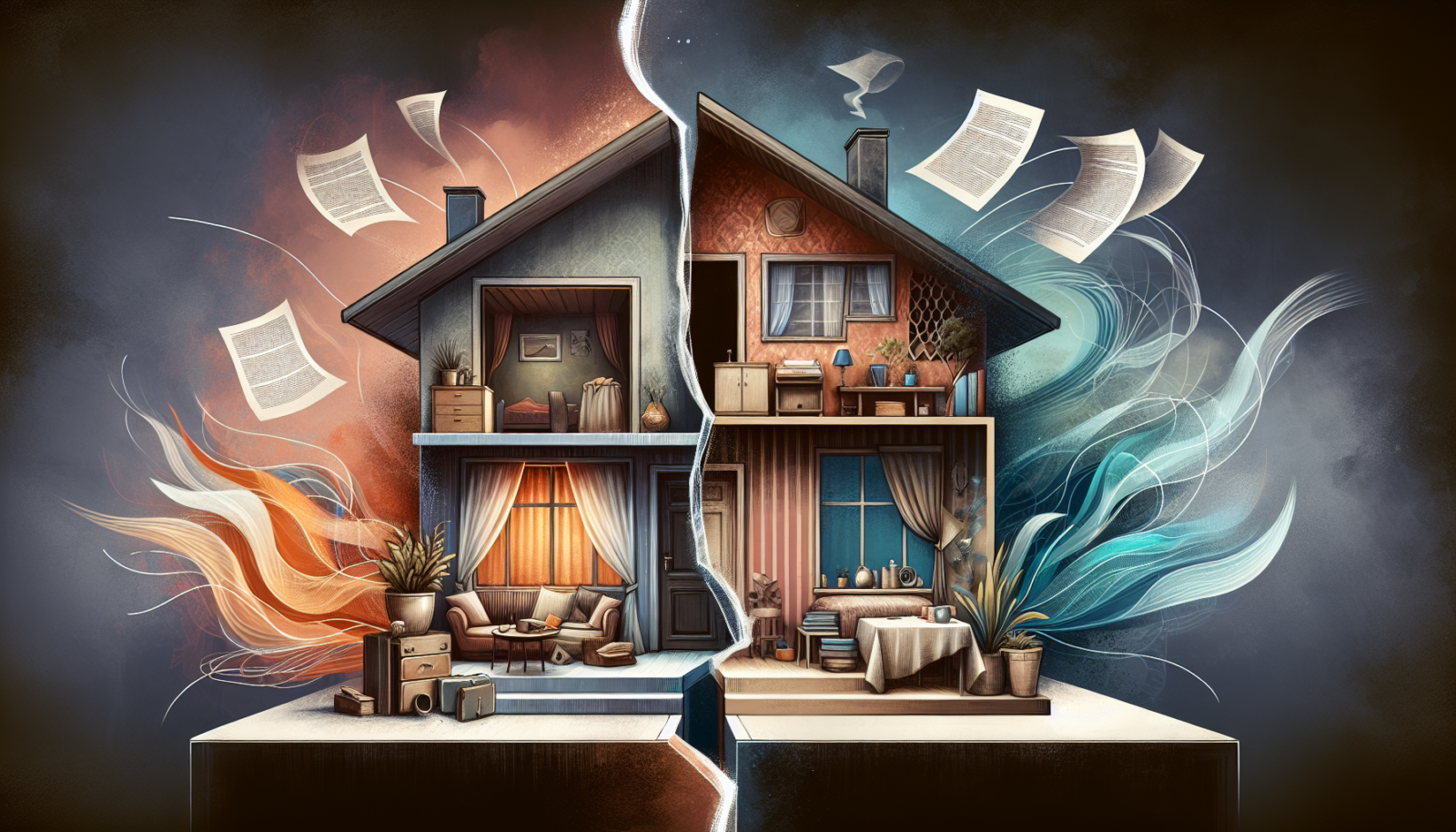 How to Handle a Divorce Decree Split House, Agree on Price