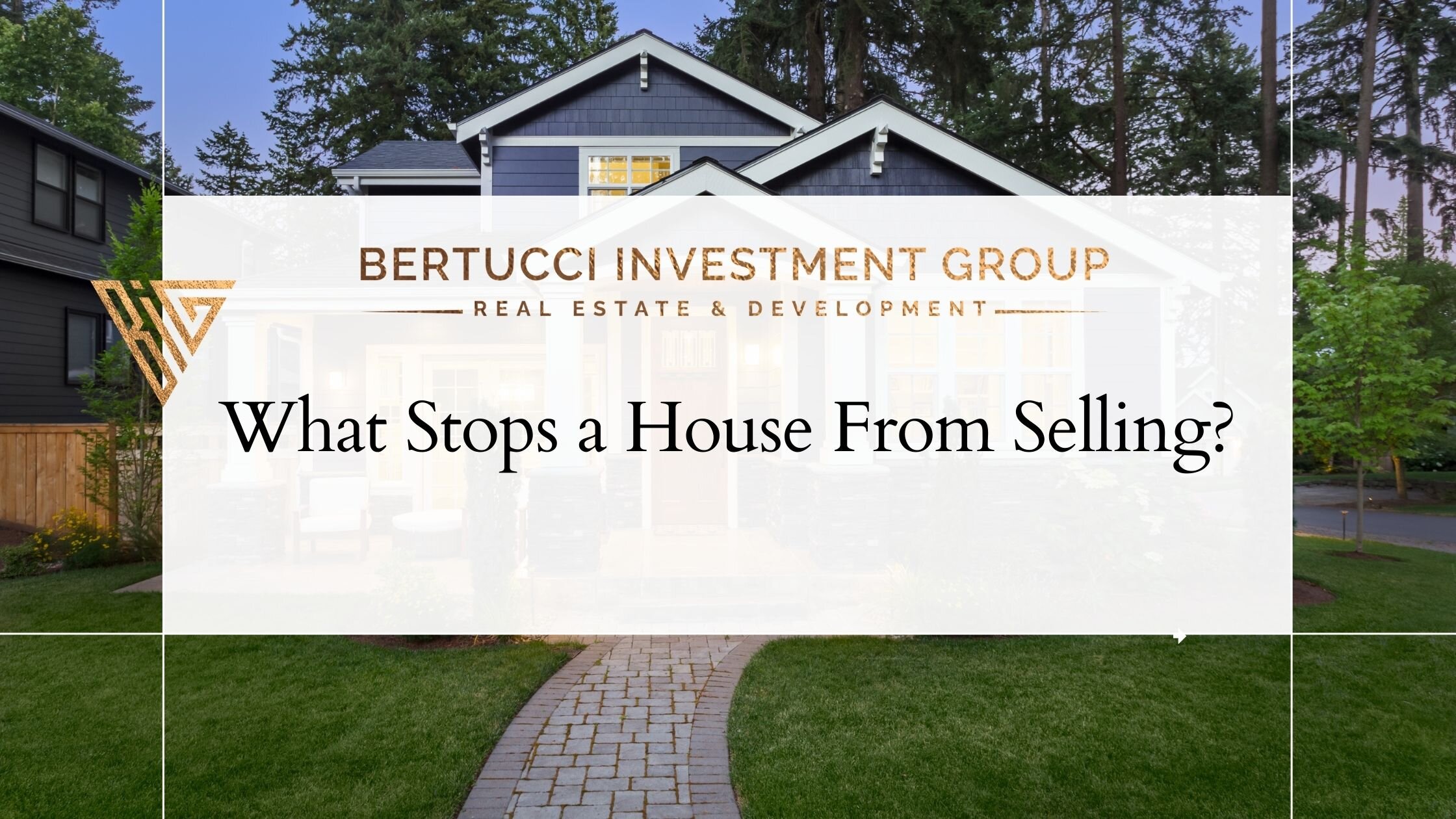 what stops a house from selling