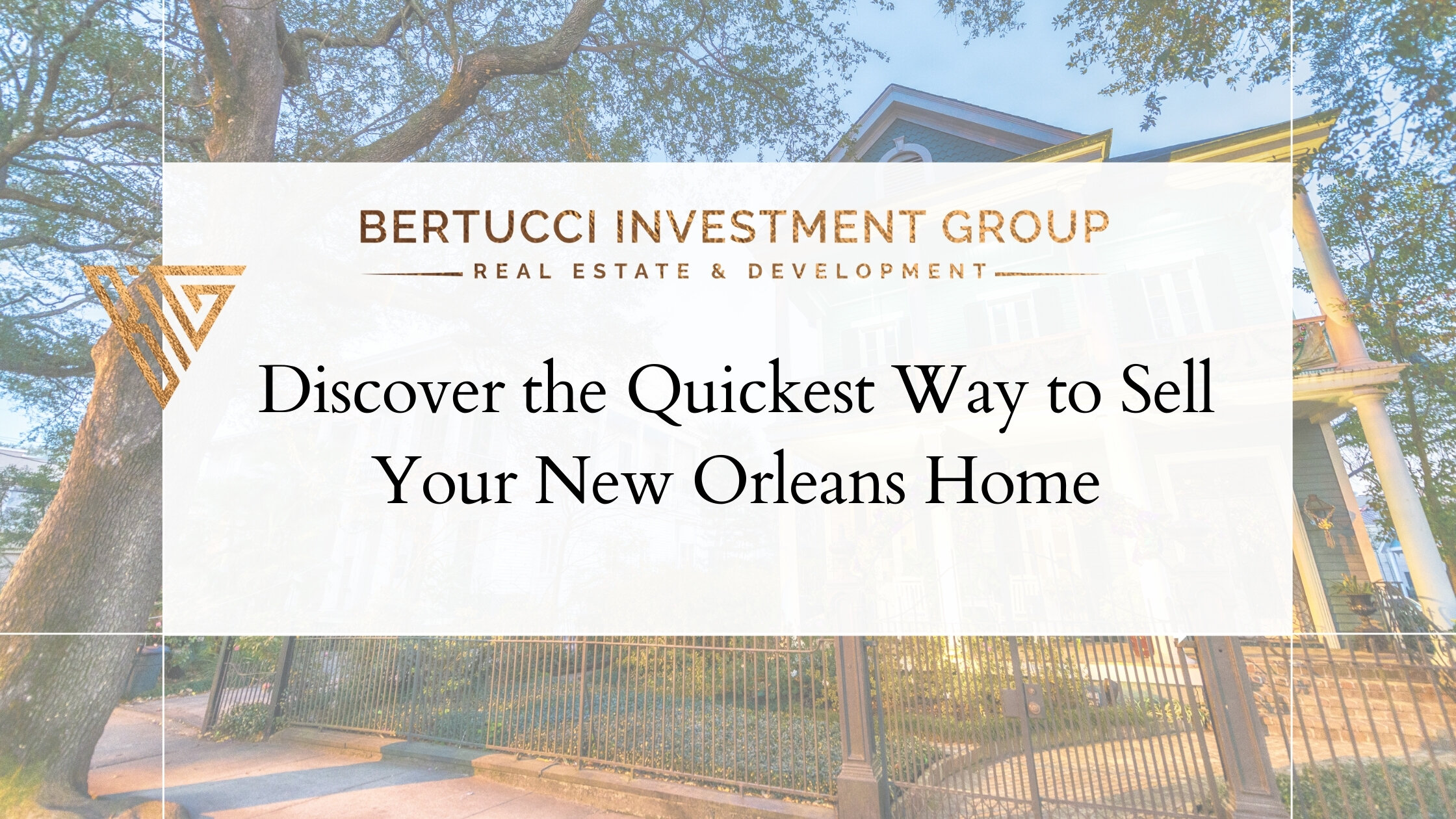 the quickest way to sell your new orleans home