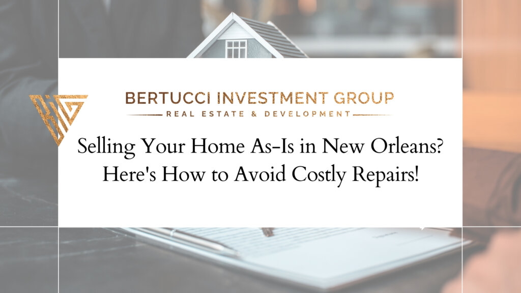Sell your home as-is