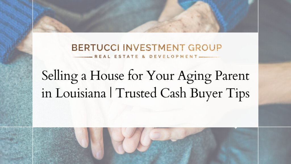 Help your aging parent sell their house