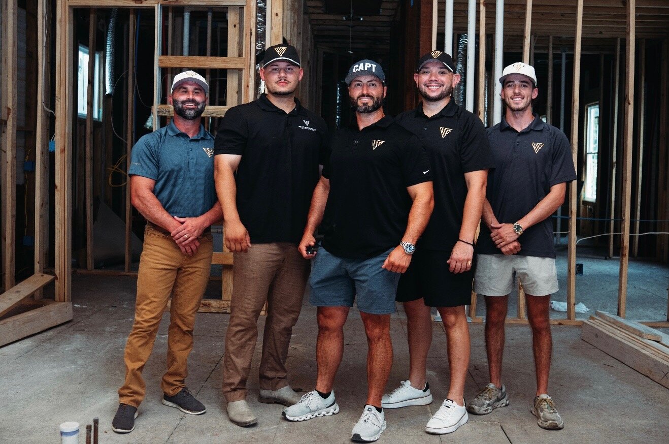 The Bertucci Investment Group team — Andrew, Tony, and crew at a New Orleans renovation project