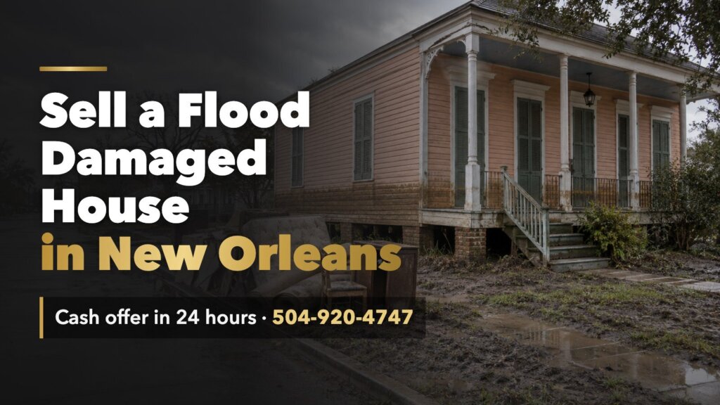 Sell a flood damaged house in New Orleans for cash
