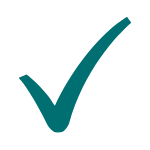 green check mark