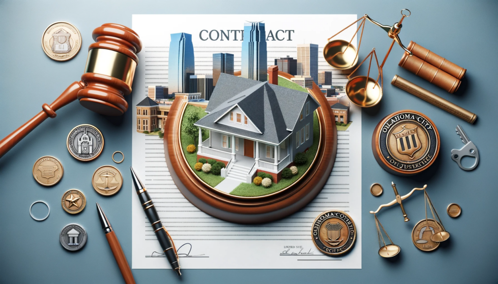 A house surrounded by legal aspects of things.