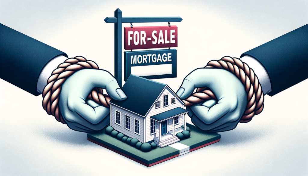 A person trapped by their mortgage and wanting to sell their house.