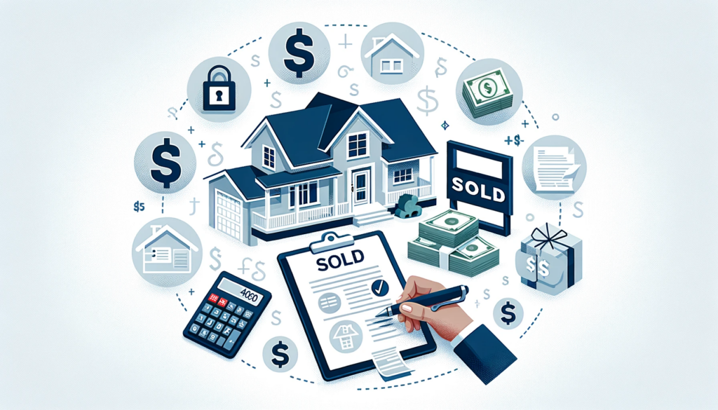 Closing costs around a house being sold.