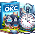 Sell My House Fast KC guidebook on the table.