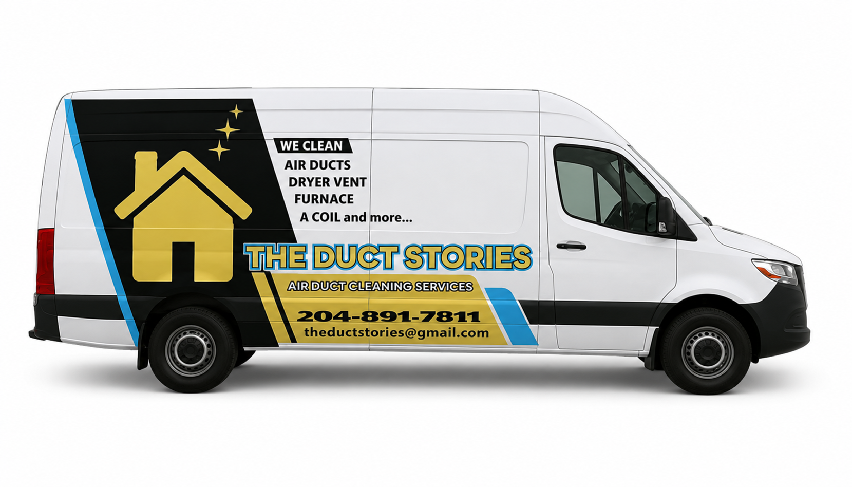 The Duct Stories service van — furnace repair Winnipeg