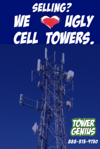 Sell cell tower lease we love ugly cell towers Cal Tower Genius 888-313-9750 cell tower lease buyout experts for property owners.