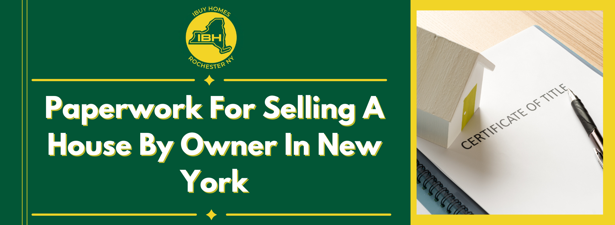 Paperwork For Selling A House By Owner In New York BANNER New York