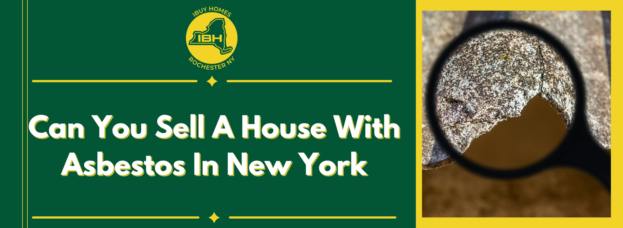 Can You Sell A House With Asbestos In New York BANNER Rochester
