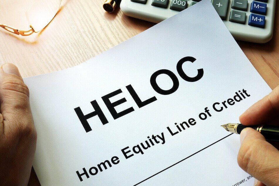 can i sell my house with a heloc in Massachusetts