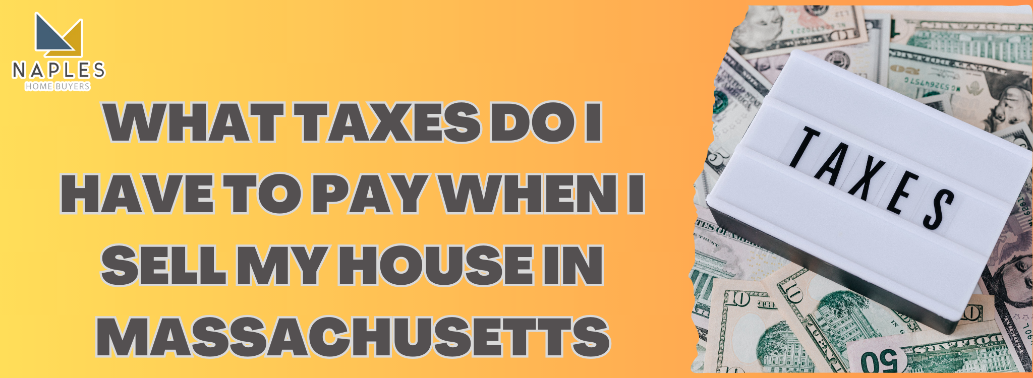 What taxes do I owe when selling my house in Massachusetts