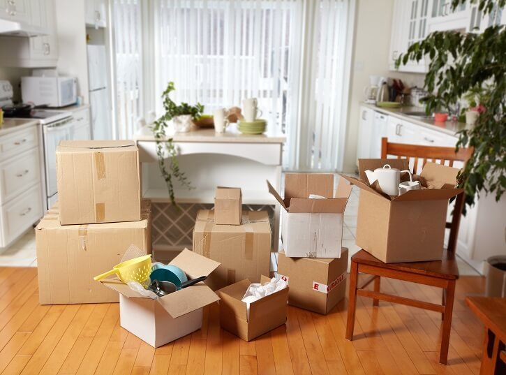 moving boxes selling house