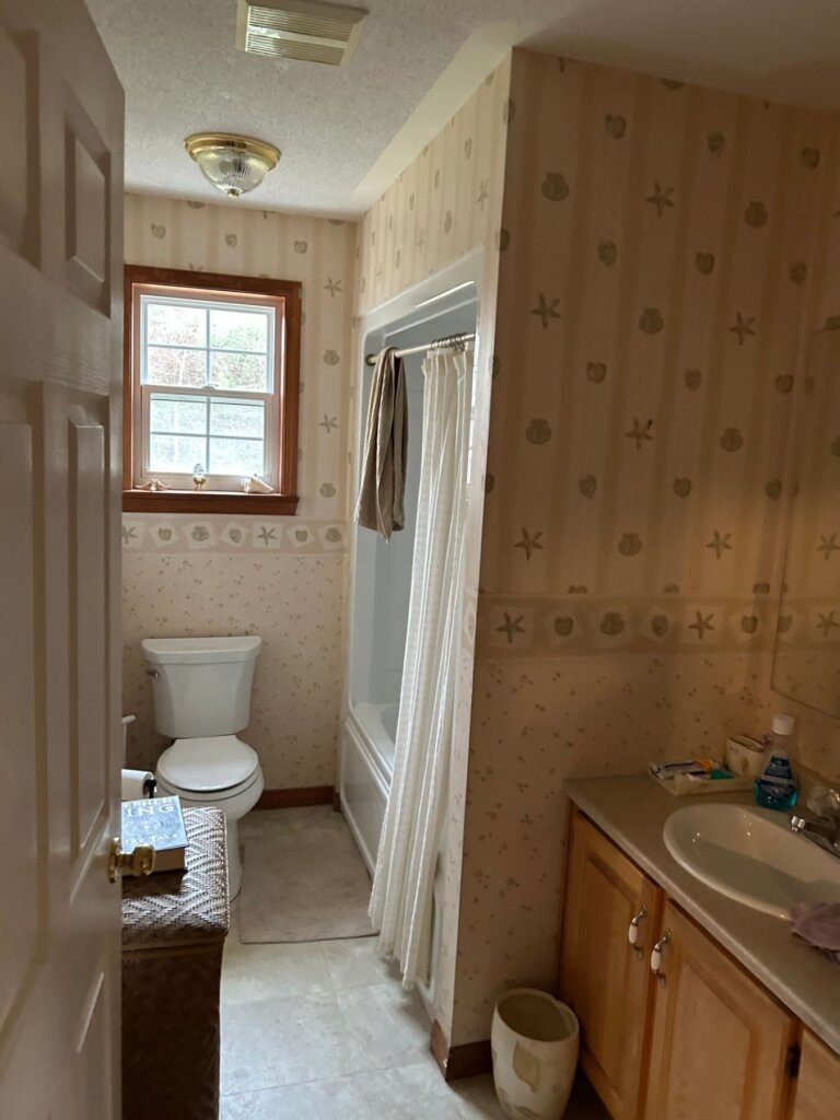 74 Stephen Eaton Lane, Wells ME before renovation