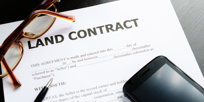 How to complete a land sales contract Georgia